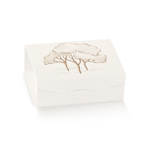 GIFT 70X70X30 INTRECCI AVORIO ST CALDO